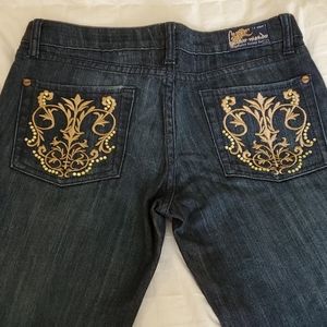 Haute Monde Boot cut Blue Jeans 7 EUC